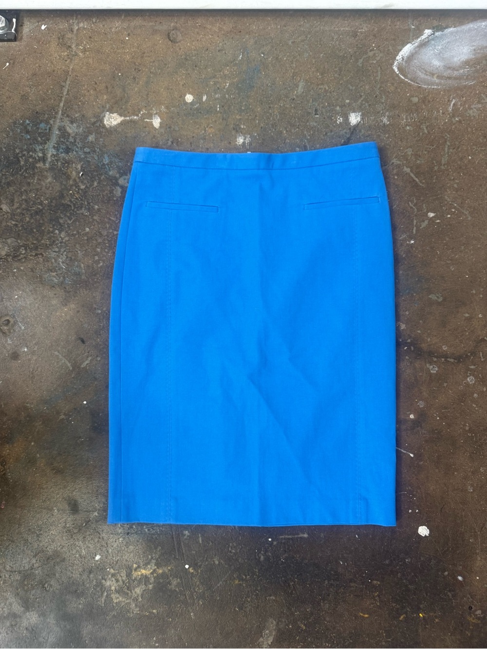 Banana Republic Bright Blue Pencil Skirt